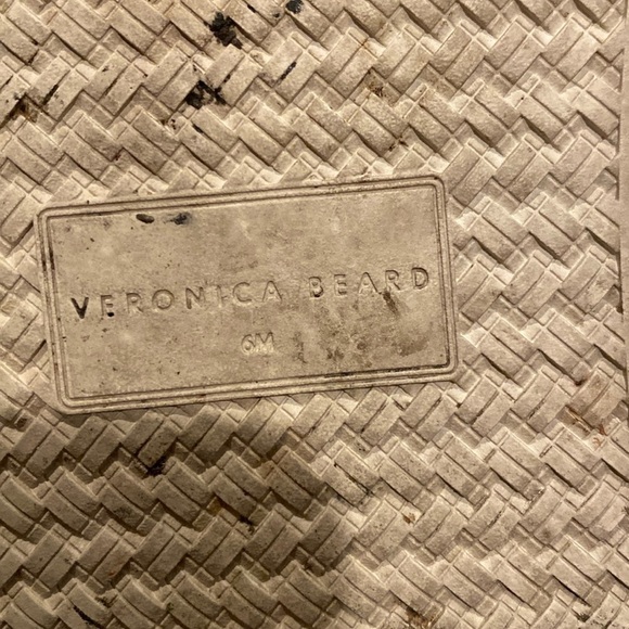 Veronica Beard / Parise white Canvas Leather Sneakers 6 - Picture 3 of 8